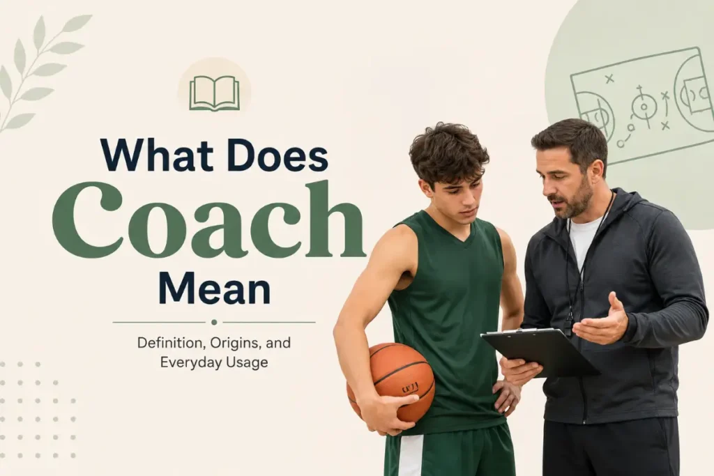 What Does Coach Mean