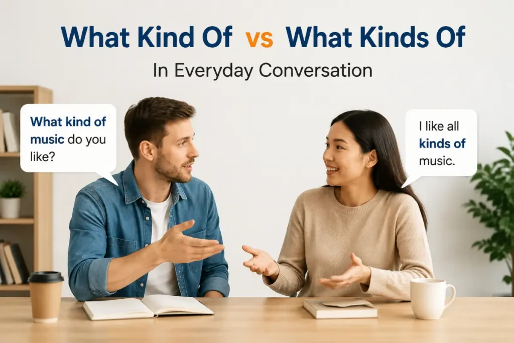 What Kind Of Vs What Kinds Of In Everyday Conversation