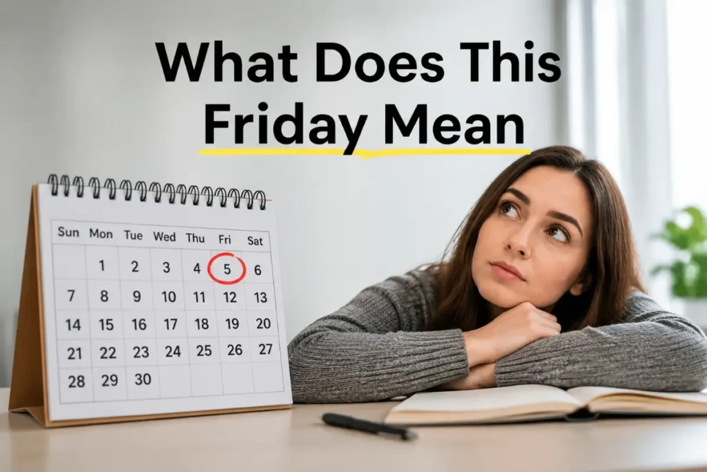 What Does Next Friday Mean
