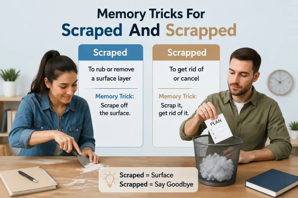 Memory Tricks For Scraped And Scrapped