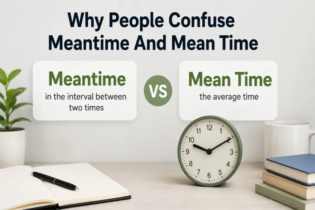 Why People Confuse Meantime And Mean Time