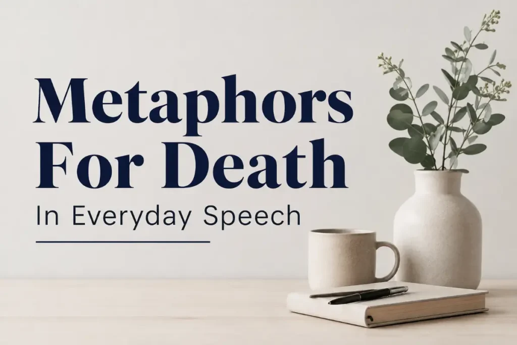 Metaphors For Death In Everyday Speech