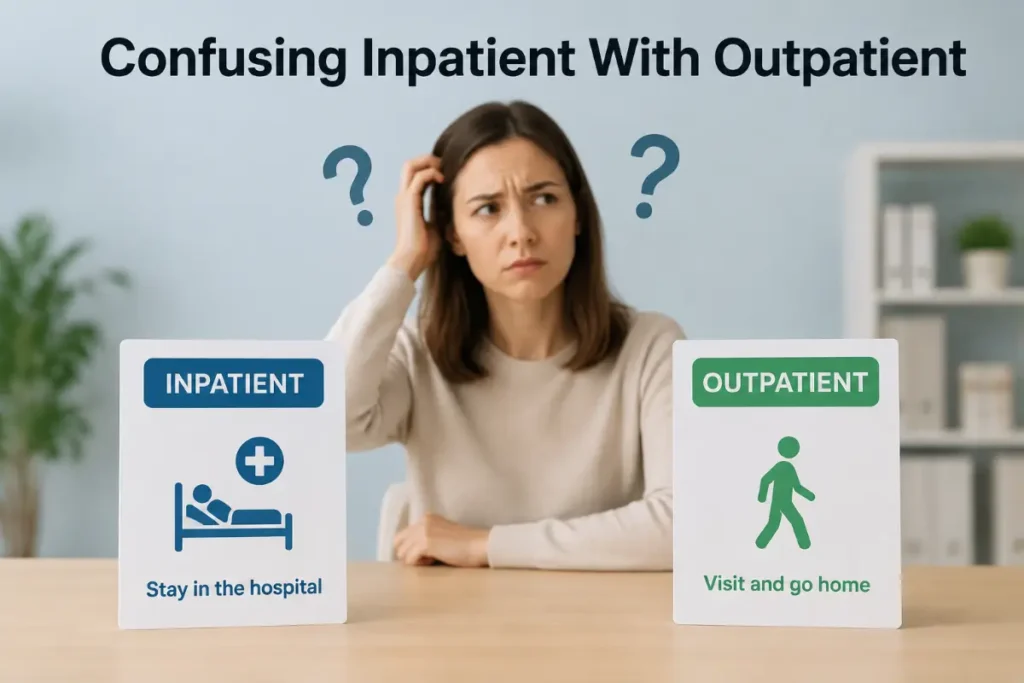 Confusing Inpatient With Outpatient