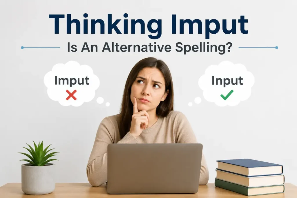 Thinking Imput Is An Alternative Spelling