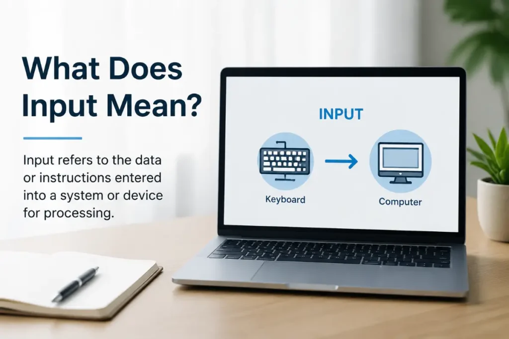 What Does Input Mean