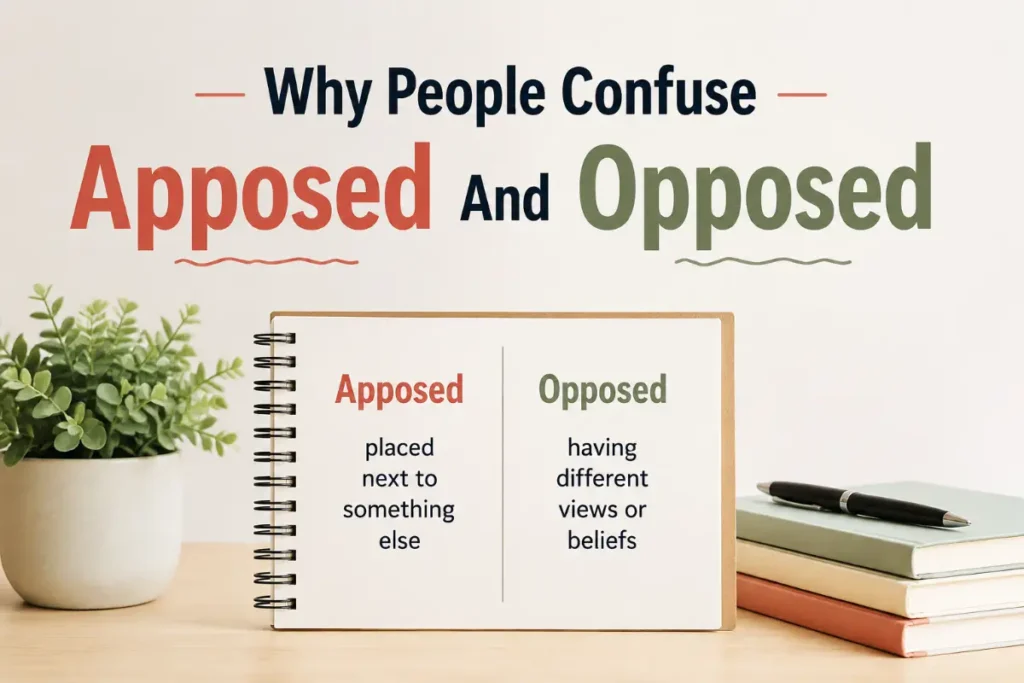 Why People Confuse Apposed And Opposed