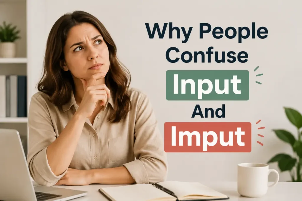Why People Confuse Input And Imput