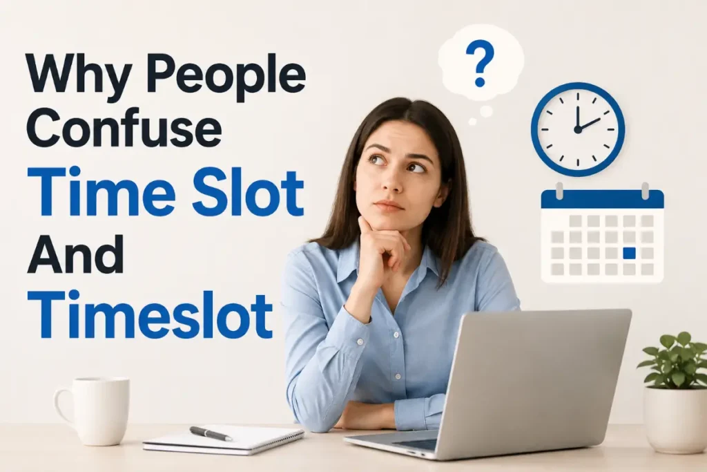 Why People Confuse Time Slot And Timeslot