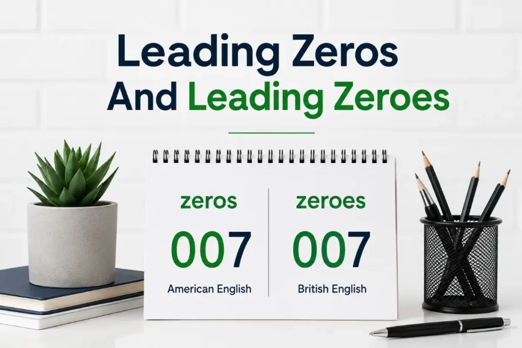 Leading Zeros And Leading Zeroes