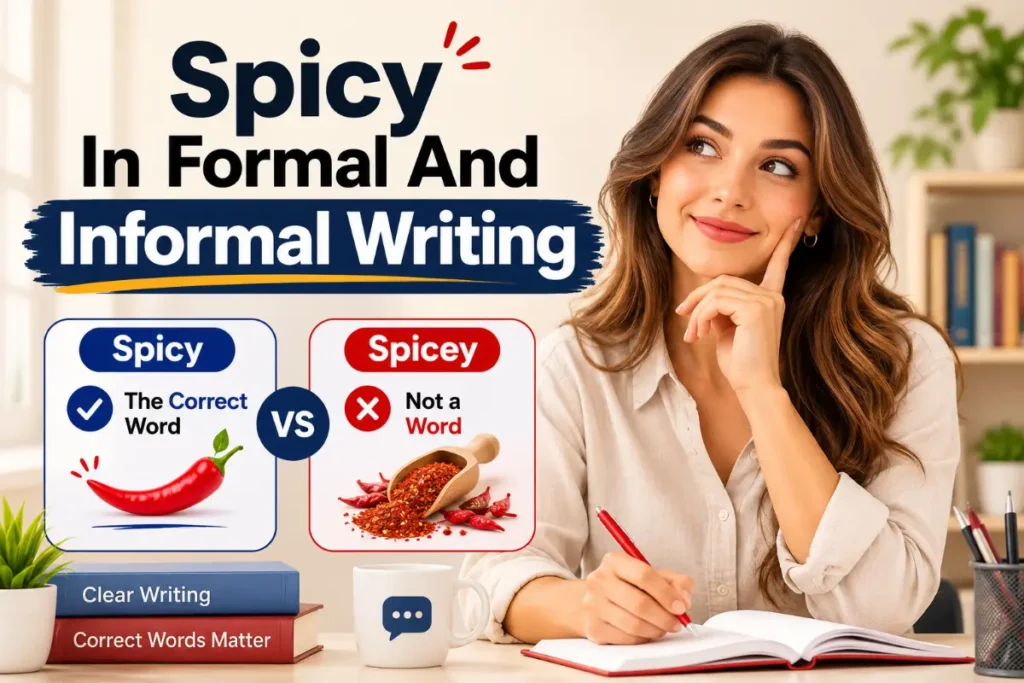 Spicy In Formal And Informal Writing