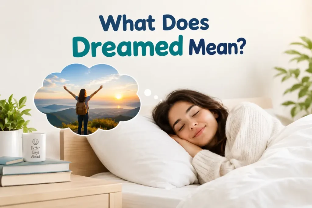 What Does Dreamed Mean