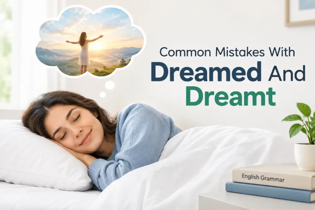 Common Mistakes With Dreamed And Dreamt