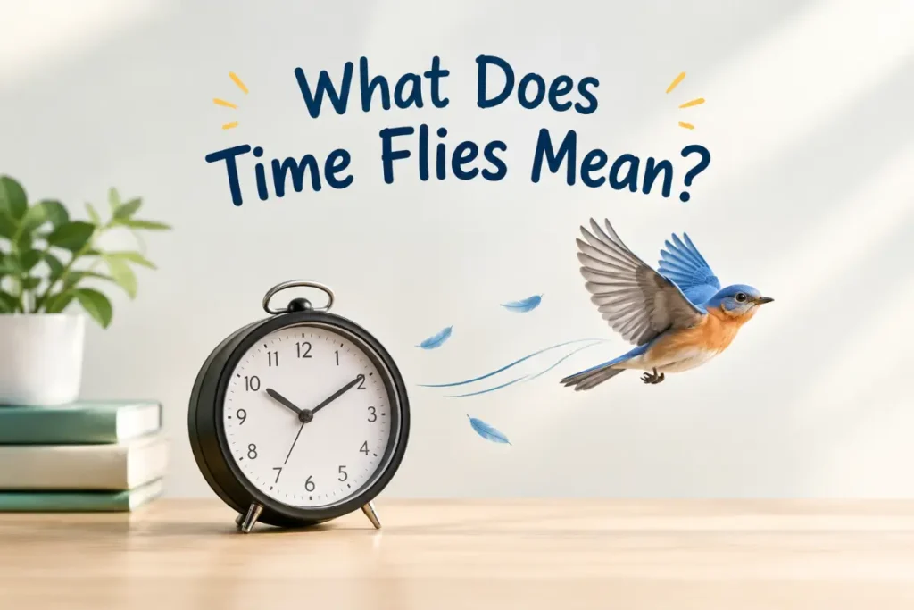 What Does Time Flies Mean