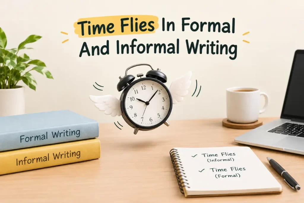 Time Flies In Formal And Informal Writing