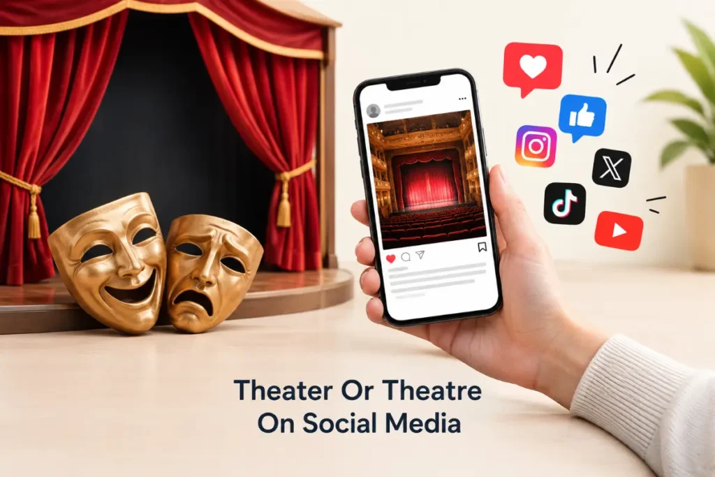 Theater Or Theatre On Social Media