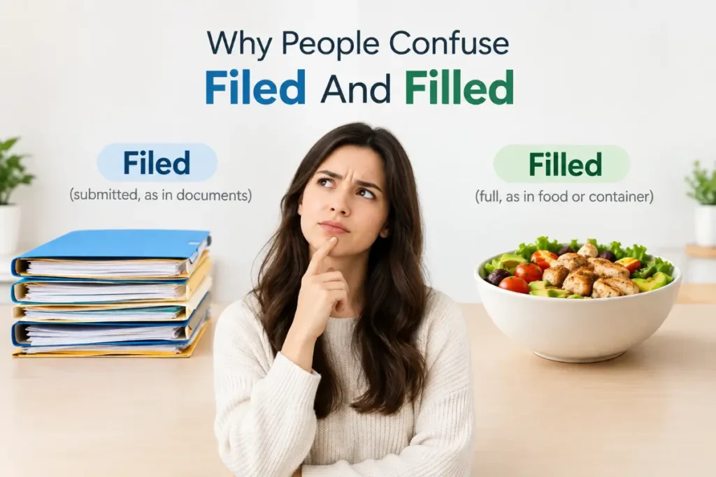 Why People Confuse Filed And Filled