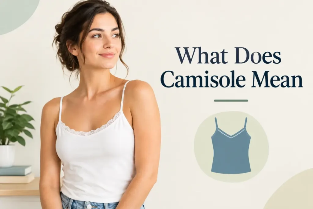What Does Camisole Mean