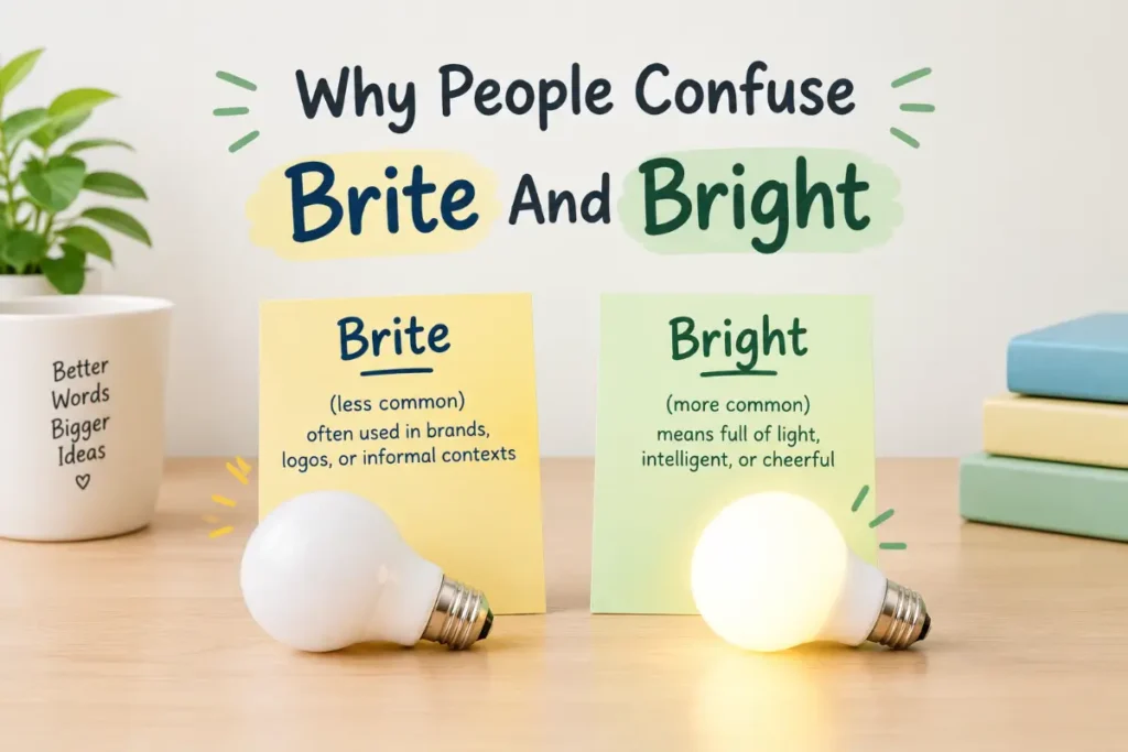 Why People Confuse Brite And Bright