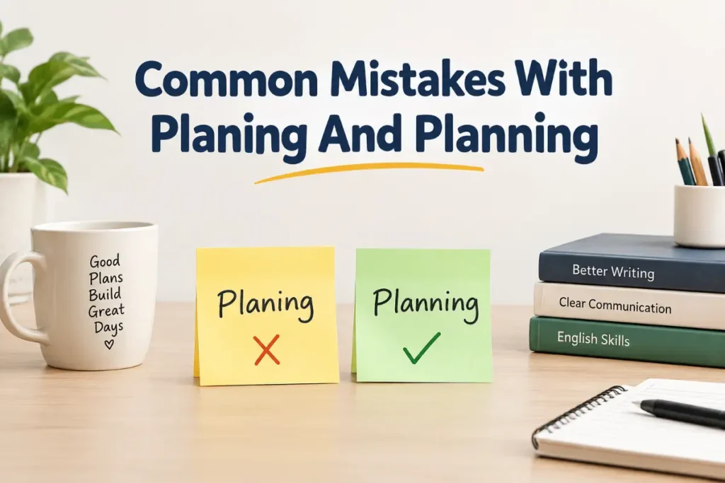 Common Mistakes With Planing And Planning