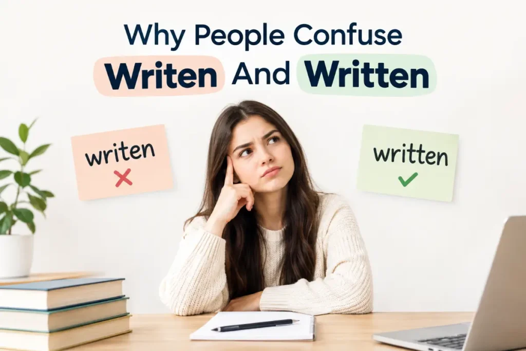 Why People Confuse Writen And Written