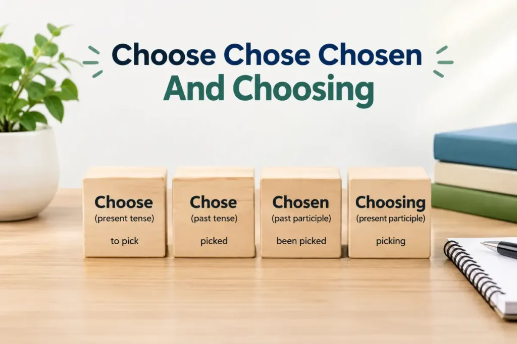 Choose Chose Chosen And Choosing