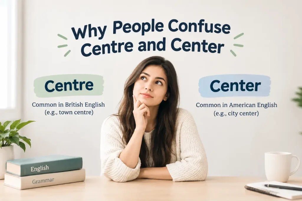 Why People Confuse Centre and Center