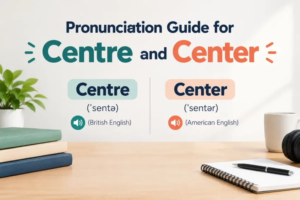 Pronunciation Guide for Centre and Center