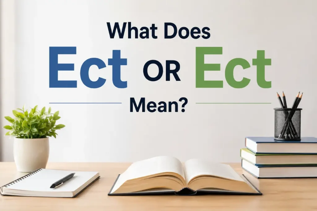 What Does Ect Mean