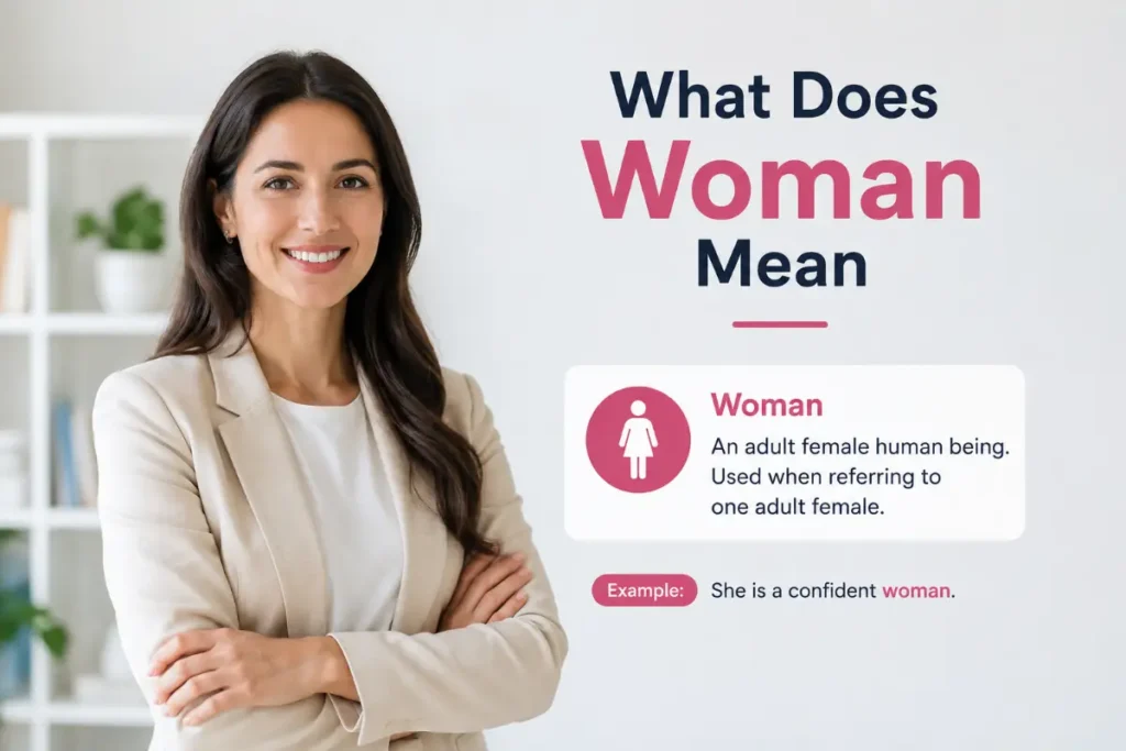 What Does Woman Mean