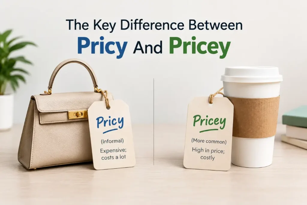 The Key Difference Between Pricy And Pricey