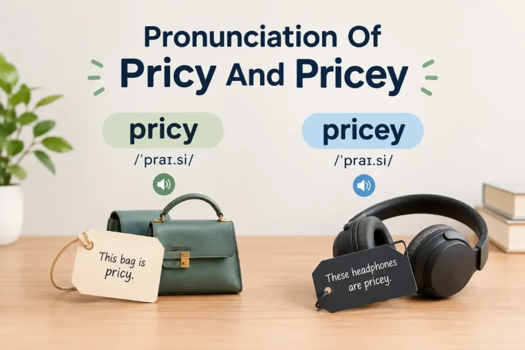 Pronunciation Of Pricy And Pricey