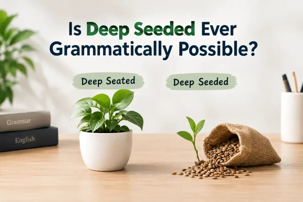 Is Deep Seeded Ever Grammatically Possible?