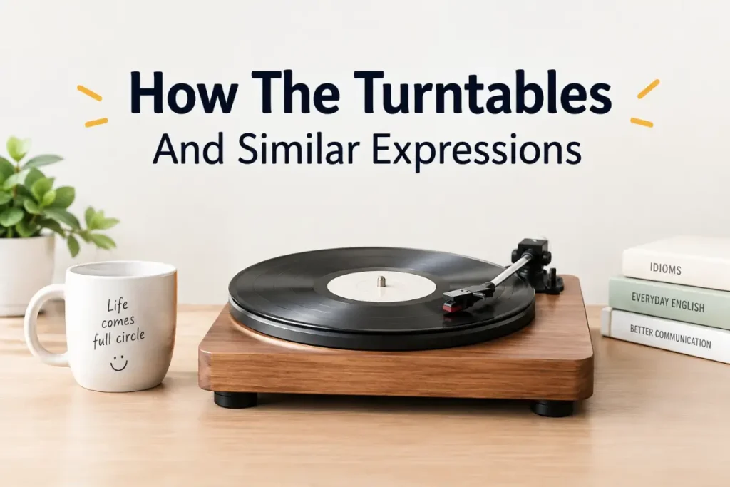 How The Turntables And Similar Expressions