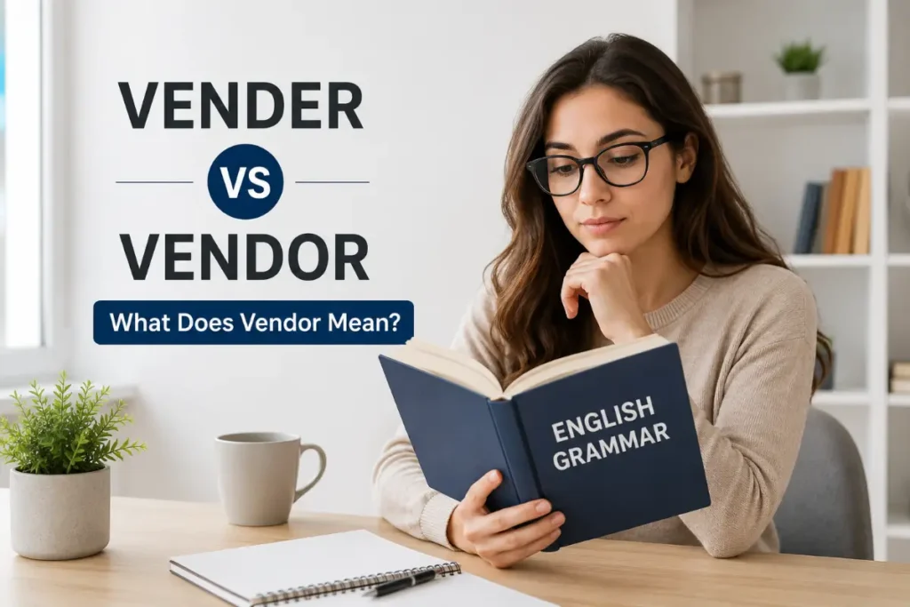 What Does Vendor Mean