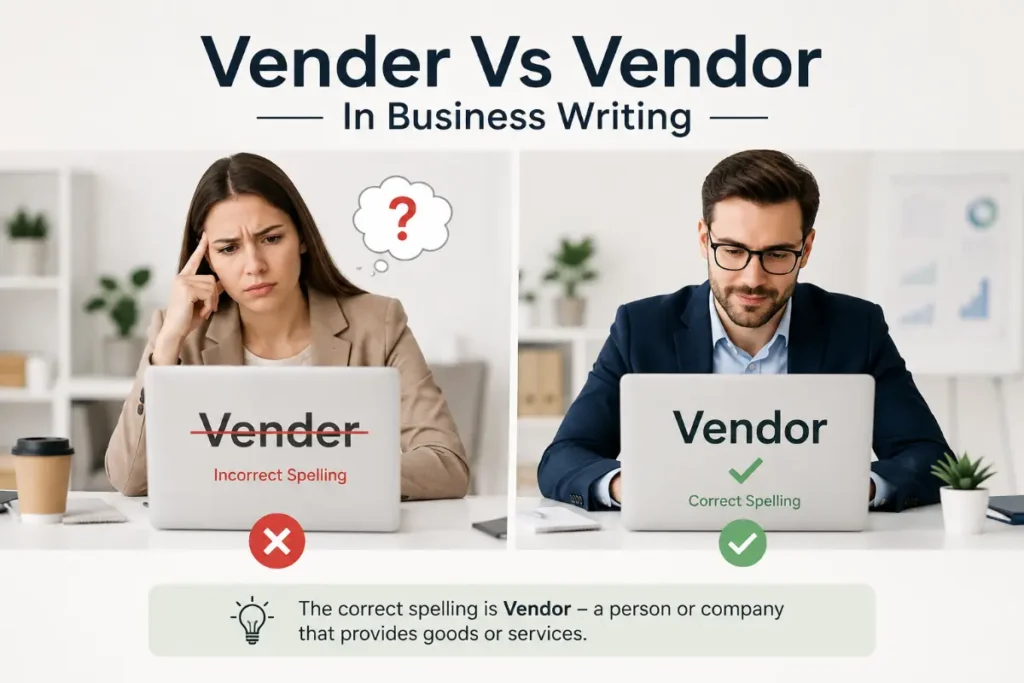 Vender Vs Vendor In Business Writing