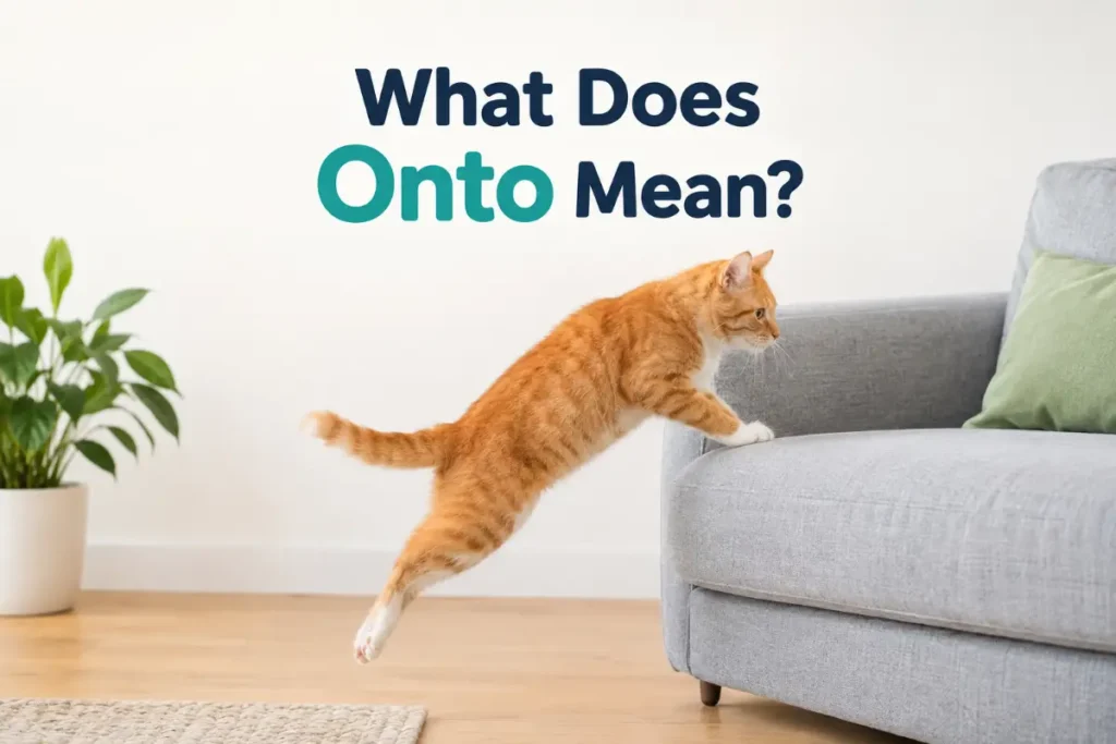 What Does Onto Mean