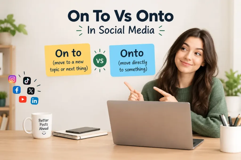 On To Vs Onto In Social Media
