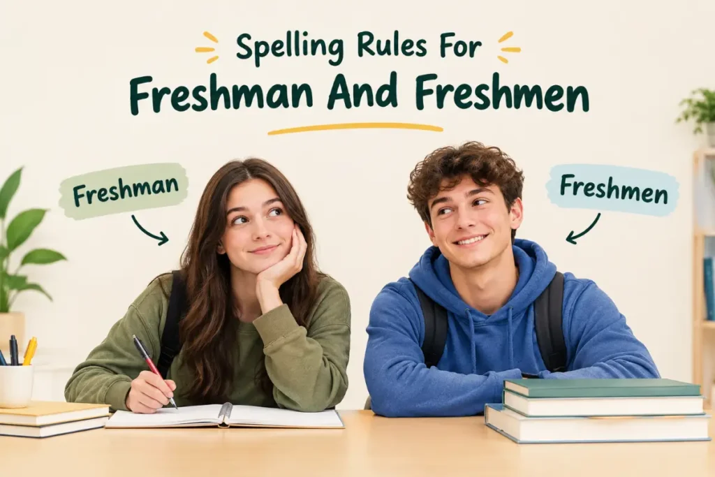 Spelling Rules For Freshman And Freshmen