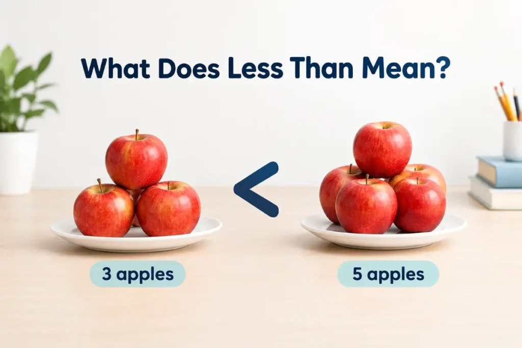 What Does Less Than Mean