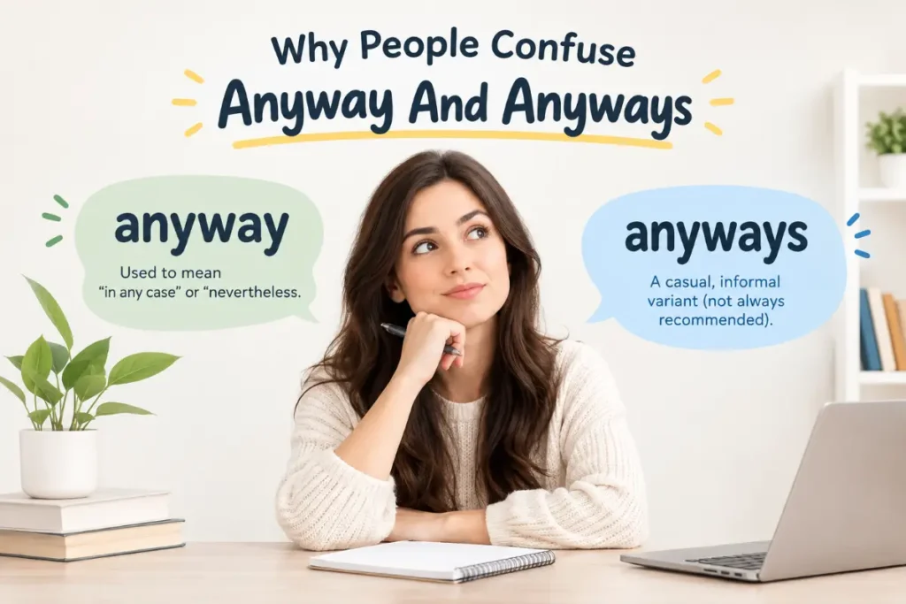 Why People Confuse Anyway And Anyways