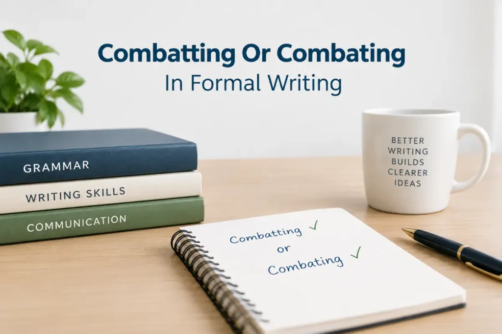 Combatting Or Combating In Formal Writing