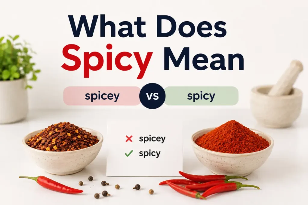 What Does Spicy Mean