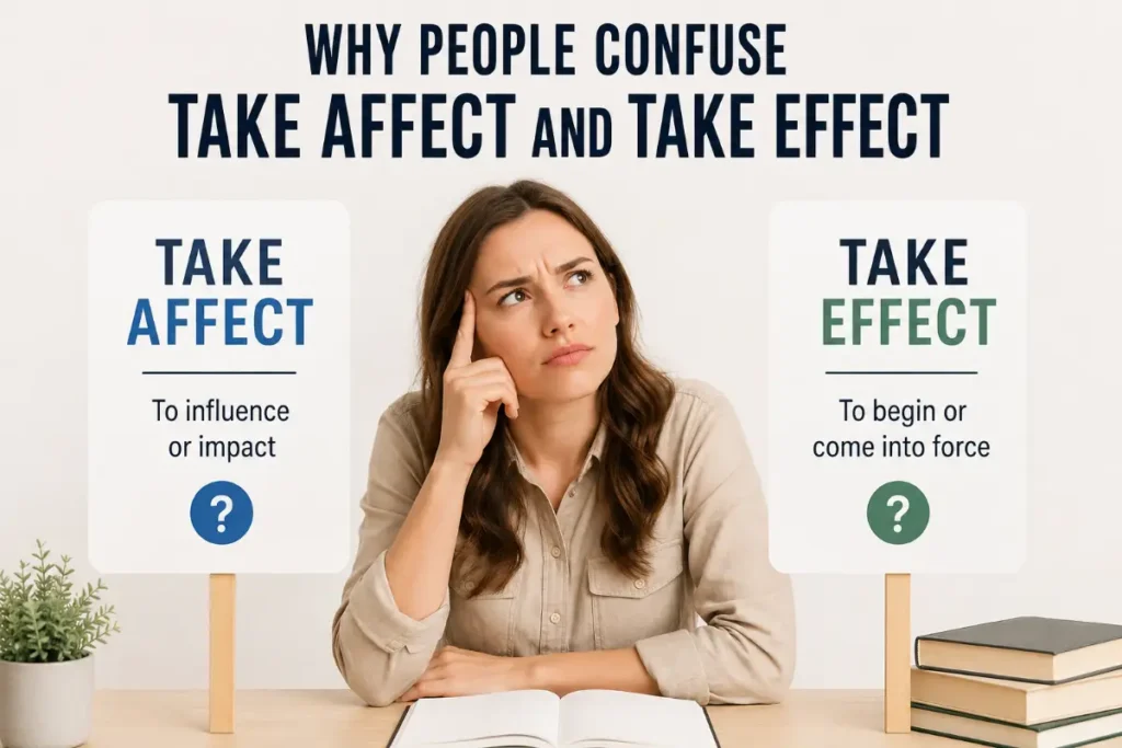 Why People Confuse Take Affect And Take Effect