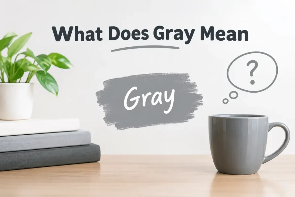 What Does Gray Mean