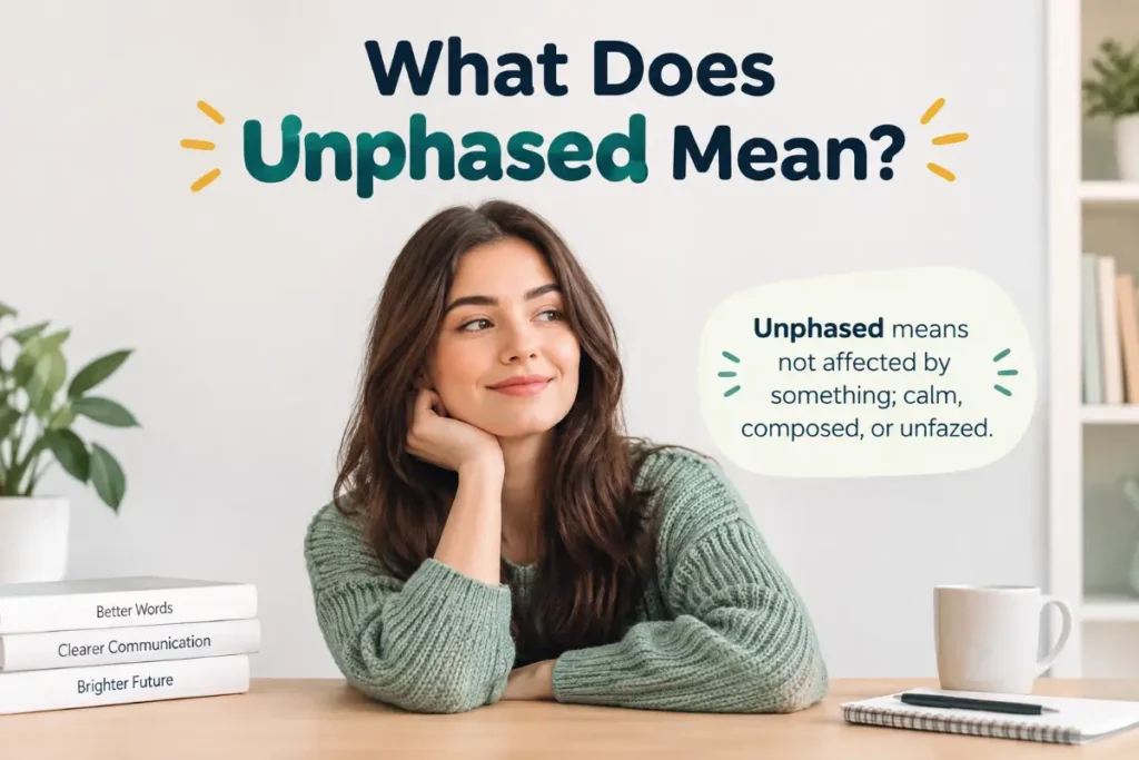 What Does Unphased Mean