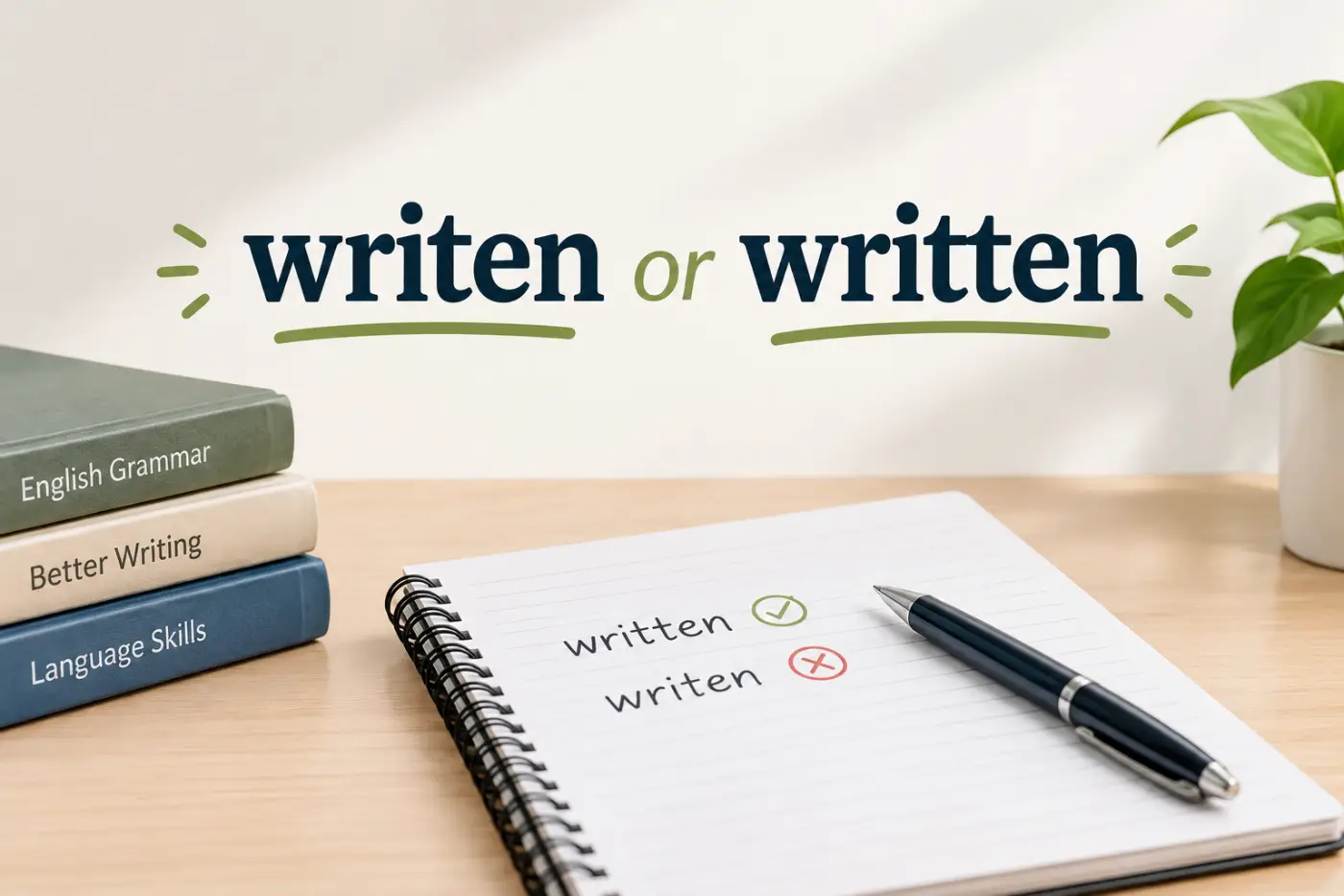 writen-or-written