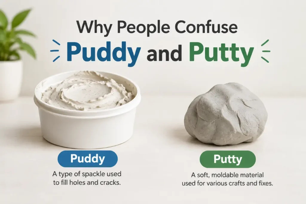 Why People Confuse Puddy and Putty