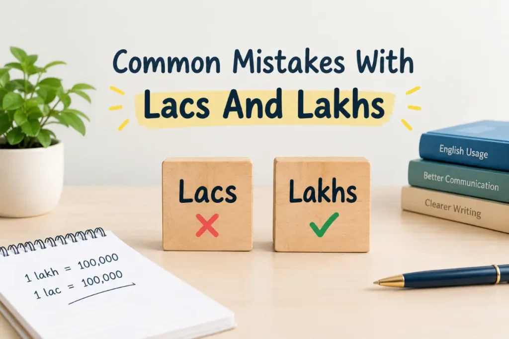 Common Mistakes With Lacs And Lakhs