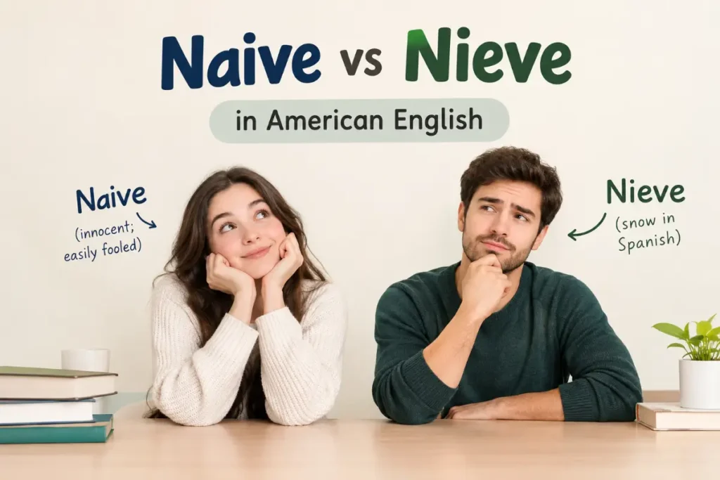 Naive vs Nieve in American English