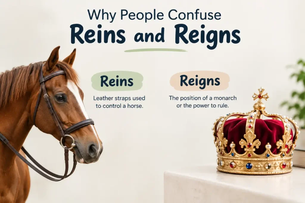 Why People Confuse Reins and Reigns